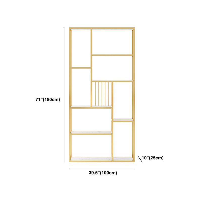 Open Metal and Wood Book Shelf Etagere Shelf Bookcase for Office Clearhalo 'Bookcases' 'furn' 'furn_bookcases' 'Furniture' 'Office Furniture' 1200x1200_7d37ff05-30da-4130-95a7-cd11d5660fa2