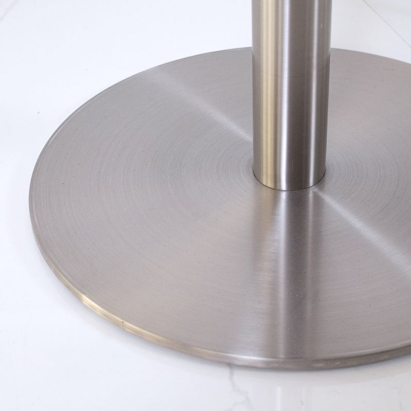 Industrial Metal Bar Dining Table Round Bistro Bar Table with Pedestal Clearhalo 'Bar Furniture' 'Bar Tables' 'bar_tables' 'furn' 'furn_bar_tables' 'Furniture' 'Kitchen & Dining Furniture' 1200x1200_7d3c6435-8c28-4737-90ba-3abe5c1c7418