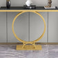 11.81" W Glam Rectangle Console Accent Table Antique Finish Console Sofa Table