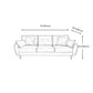 Living Room 2-seater Pillow Top Arm Settee Velvet Couch with Oak Legs Clearhalo 'furn' 'furn_sofas' 'Furniture' 'furniture_sofas' 'Living Room Furniture' 'Sofa' 'sofas' 1200x1200_7d3f4a50-f627-417d-90d3-6b5e41336c3b