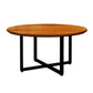 Table à manger ronde en bois massif, Style Simple, pour la cuisine de la maison