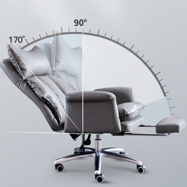 Sedia da task imbottita con armi imbottite moderna sedia da ufficio con ruote