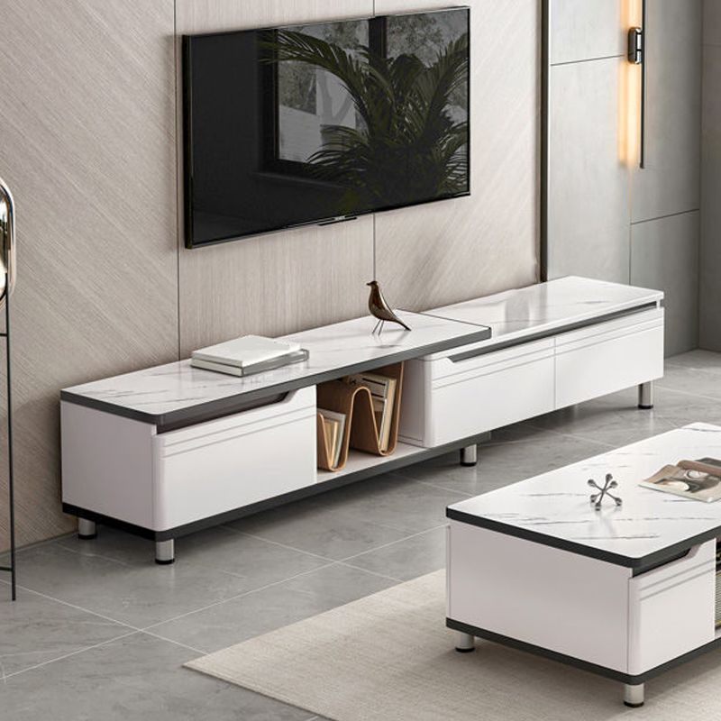 Modern Enclosed Storage TV Stand Engineered Wood TV Console with Sliding Storage Clearhalo 'furn' 'furn_tv_stands_entertainment_centers' 'Furniture' 'Living Room Furniture' 'TV Stands & Entertainment Centers' 'TV Stands & Media Storage Furniture' 'tv_stands_entertainment_centers' 1200x1200_7d45ca81-9376-48db-89db-ce92c445a436