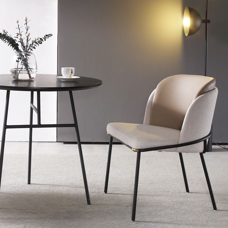 Fabric Dining Side Chair Contemporary Style Dining Chair for Dining Room Clearhalo 'Dining Chairs' 'Dining Tables & Seating' 'dining_chair' 'furn' 'furn_dining_chair' 'Furniture' 'furniture_dining_chair' 'Kitchen & Dining Furniture' 1200x1200_7d4791ac-b70a-4805-9baa-ee868be82c73