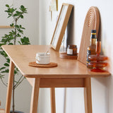 Moderner rechteckiger Stangentisch Massivholzstangen Tisch für Esszimmer