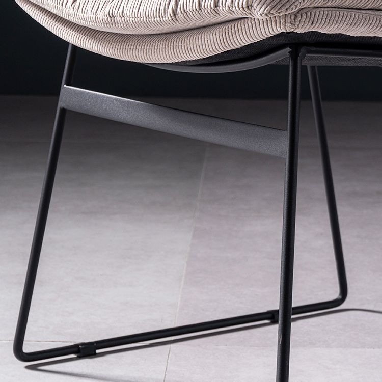 Contemporary Chair Dining Armless Chairs with Metal Legs for Kitchen Clearhalo ' kitchen&dining_furn' 'Dining Chairs' 'Dining Tables & Seating' 'dining_chair' 'furn' 'furn_dining_chair' 'Furniture' 'furniture_dining_chair' 'Kitchen & Dining Furniture' 'kitchen' 1200x1200_7d4bb9f9-b3f7-4194-9ff3-e308a2e6eab8