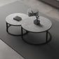 Slate Round Coffee Table 2 Piece Modern Minimalist Bunching Tables Clearhalo 'Coffee & Accent Tables' 'Coffee Tables' 'coffee_tables' 'furn' 'furn_coffee_tables' 'Furniture' 'Living Room Furniture' 1200x1200_7d4eaa15-45b7-416a-ba73-23492488a8c1