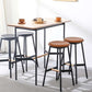 Contemporary Round Backless Armless Bar Stools with Metal Legs Clearhalo 'Bar Furniture' 'Bar Stools' 'bar_stools' 'furn' 'furn_bar_stools' 'Furniture' 'Kitchen & Dining Furniture' 1200x1200_7d4ebb74-b566-405c-be2f-affcd16887c1