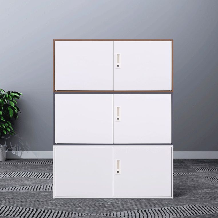 Contemporary File Cabinet Metal Frame Fire-Resistant Key Lock Lateral File Cabinet Clearhalo 'Filing Cabinets' 'filling_cabinets' 'furn' 'furn_filling_cabinets' 'Furniture' 'Office Furniture' 1200x1200_7d4f17dd-f7bd-4760-91bb-7a8a882331e5