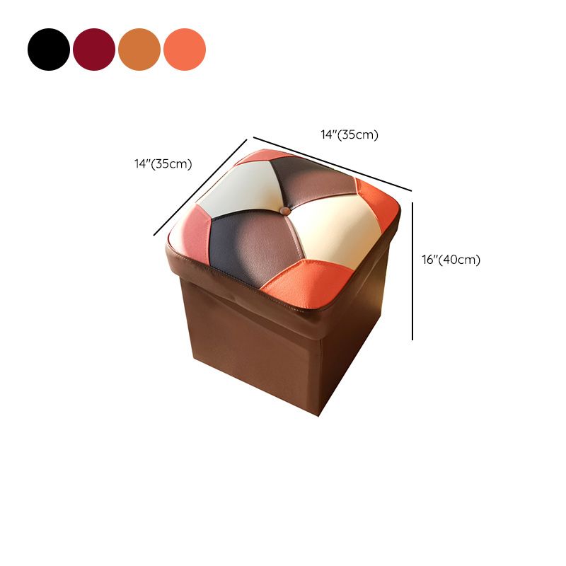 Black Water Resistant Pouf Color Piece Square Pouf for Home Decor Clearhalo 'furn' 'furn_ottomans_poufs' 'Furniture' 'Living Room Furniture' 'Ottomans & Poufs' 'ottomans_poufs' 1200x1200_7d501ad7-46a3-4678-a34d-eb0fd474897a