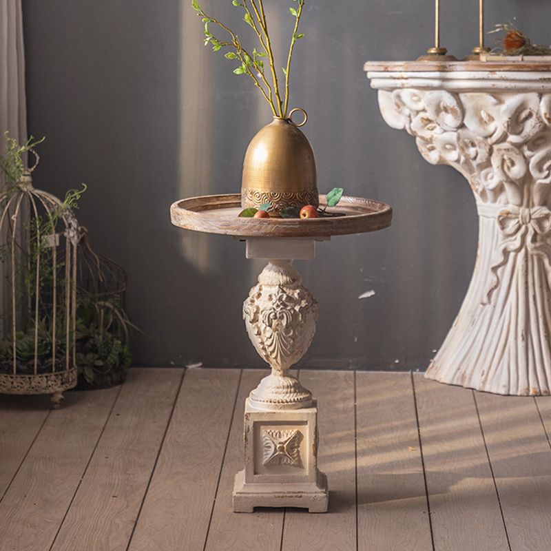 French Country Corner Table Wood Pedestal Round Accent Side Table Clearhalo 'Coffee & Accent Tables' 'End & Side Tables' 'end_side_tables' 'furn' 'furn_end_side_tables' 'Furniture' 'Living Room Furniture' 1200x1200_7d50d7da-6005-421d-88d5-567e1456922c