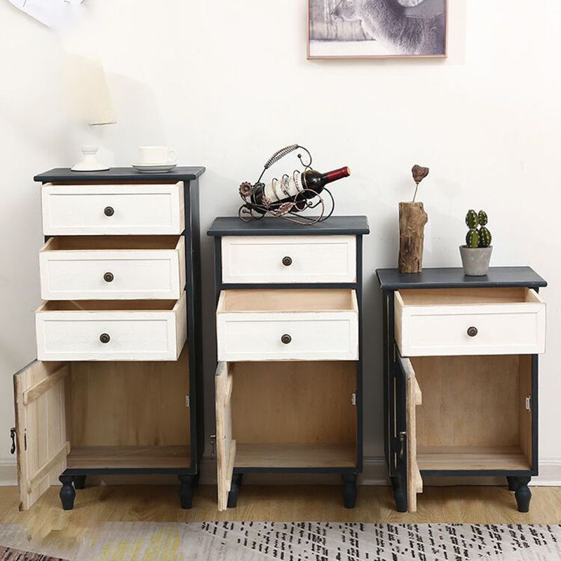 Industrial Accent Cabinet with 1 Door Turned Legs Storage Cabinet with Drawers Clearhalo 'Cabinets & Chests' 'cabinets_chests' 'furn' 'furn_cabinets_chests' 'Furniture' 'Living Room Furniture' 1200x1200_7d514e5b-258f-4389-8e19-948e99e30237