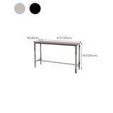 Industrial Metal and Wood Bar Table Outdoor Rectangle Bar Table with Trestle Base Clearhalo 'Bar Furniture' 'Bar Tables' 'bar_tables' 'furn' 'furn_bar_tables' 'Furniture' 'Kitchen & Dining Furniture' 1200x1200_7d51ef5c-9763-43c7-98a7-70f49d331d2e
