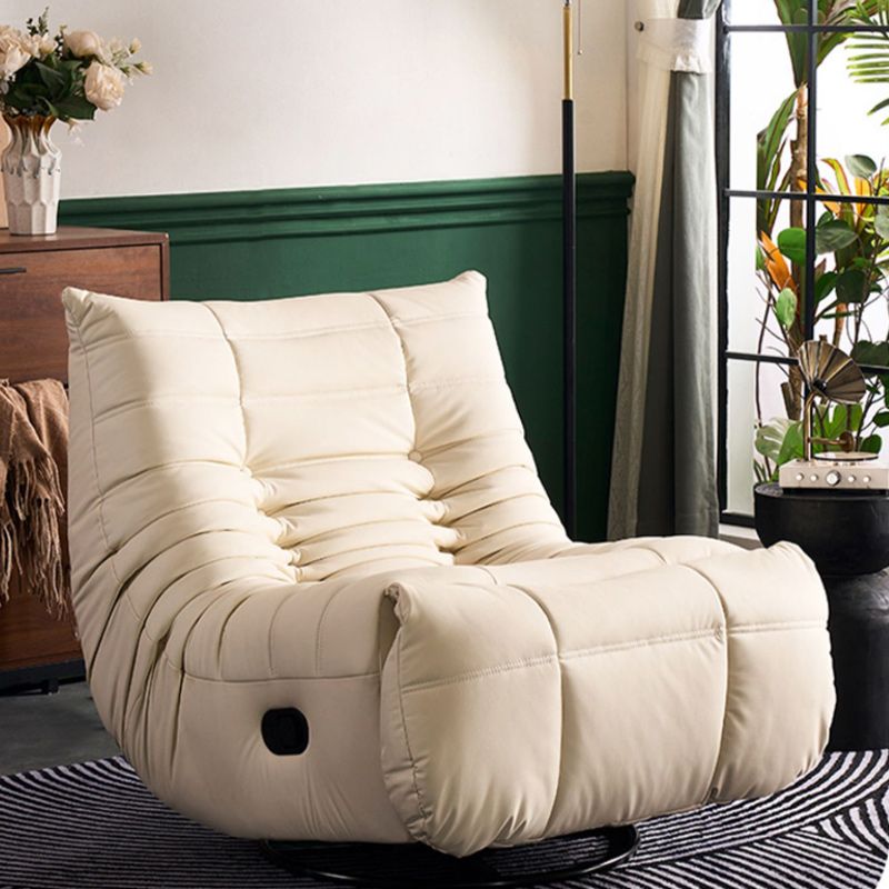 Ricevitore di alette contemporanee reclinabile a pezzi di colore solido per interni