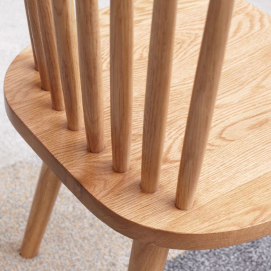 Zeitgenössischer Schleifer zurück Holz drehbar armlose Esstühle (Set von 1/2/4/6/8)