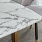 Modern Marble Top Dining Table Set Rectangle 1/4/5/7 Pieces Dining Table with Chairs Clearhalo 'Dining Room Sets' 'Dining Tables & Seating' 'dining_room_set' 'furn' 'furn_dining_room_set' 'Furniture' 'furniture_dining_room_set' 'Kitchen & Dining Furniture' 1200x1200_7d55aea5-8f9a-4872-97ad-6585e57c0cd9