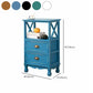 Commode en bois massif de coffre de rangement côtier avec 1/2/3/4 tiroirs, largeur de 11,7 pouces