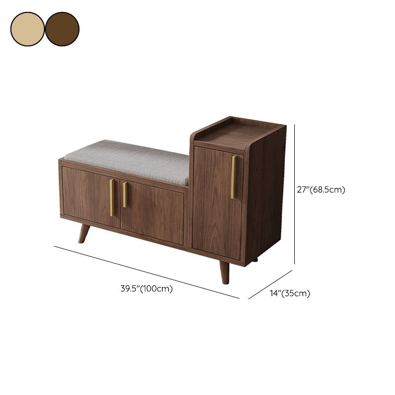 Rectangle Storage Entryway Bench Modern Seating Bench with Upholstered Clearhalo 'Benches' 'Chairs & Seating' 'furn' 'furn_benches' 'Furniture' 'Living Room Furniture' 1200x1200_7d586a09-3f94-4511-9e0f-e6d09532d3f8