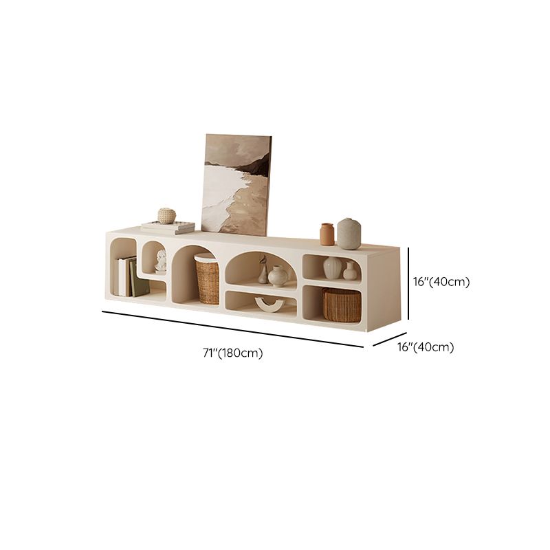 Zeitgenössische TV -Medienkonsole Holz TV Standstand Konsole für Wohnzimmer