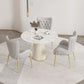 Nordic 1/4/5 Pieces Dining Set Round Stone Dining Table for Dining Room Clearhalo 'Dining Room Sets' 'Dining Tables & Seating' 'dining_room_set' 'furn' 'furn_dining_room_set' 'Furniture' 'Kitchen & Dining Furniture' 1200x1200_7d5a46be-3dcd-4c49-b526-4bf9f31b97ee