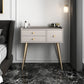 Contemporary Vanity Dressing Table 3 Drawer 30.7" Tall Makeup Vanity Desk Table Clearhalo 'Bedroom Furniture' 'furn' 'furn_makeup_vanities' 'Furniture' 'Makeup Vanities' 'makeup_vanities' 1200x1200_7d5a8995-22fd-4bc9-a646-5f763d488eed