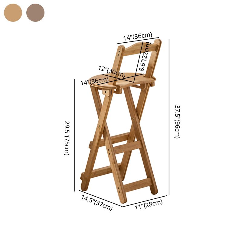 Stackable Modern Counter Bar Stool Armless Wood Indoor Bar Stool with Footrest Clearhalo 'Bar Furniture' 'Bar Stools' 'bar_stools' 'furn' 'furn_bar_stools' 'furniture_bar_stools' 'Kitchen & Dining Furniture' 'kitchen&dining_furn' 'kitchen' 'kitchen_furn' Furniture' 1200x1200_7d5c84b0-f81d-4d4e-9e68-19bf377897fb