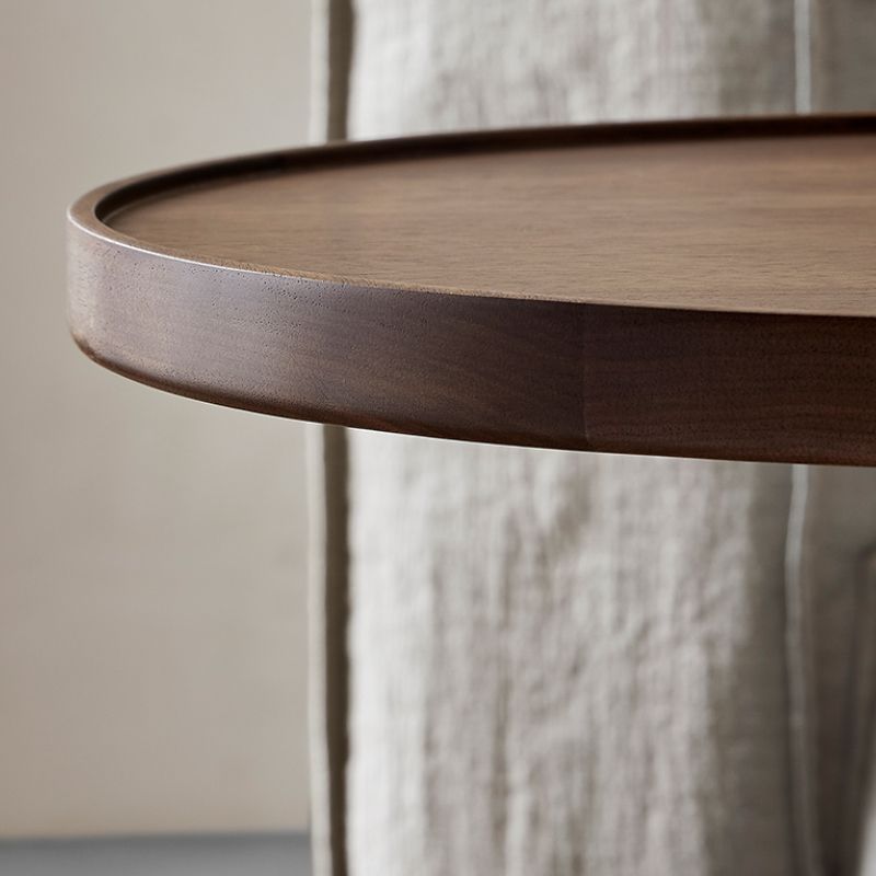 Moderner Akzent -Seitentisch -Sofa runder Sockel Marmor Wohnzimmer Ecktisch