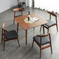 Square Industrial Dining Table Wood Color Fixed Table with Oakwood Solid Wood Clearhalo ' dining_table' 'Dining Tables & Seating' 'Dining Tables' 'furn' 'furn_dining_table' 'Furniture' 'furniture_dining_table' 'Kitchen & Dining Furniture' 'kitchen&dining_furn' 'kitchen' 'kitchen_dining_table' 1200x1200_7d5d322c-688a-4b4b-8bd1-b7ac15b4c44d