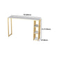 Glam Marble 1/2/3 Pieces Counter Height Set Rectangle Indoor Counter Set with Storage Clearhalo 'Bar Furniture' 'furn' 'furn_home_bar_bar_sets' 'Furniture' 'Home Bars & Bar Sets' 'home_bar_bar_sets' 'Kitchen & Dining Furniture' 1200x1200_7d5f1f43-f270-4c20-a1ed-316f830a195b