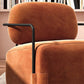 Arms Included Chair Velvet Metal Accent Armchair for Bedroom, 26.77" Wide