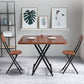 Industrial Extendable MDF Dining Table Square Standard Dining Table for Kitchen Clearhalo ' dining_table' 'Dining Tables & Seating' 'Dining Tables' 'furn' 'furn_dining_table' 'Furniture' 'furniture_dining_table' 'Kitchen & Dining Furniture' 'kitchen&dining_furn' 'kitchen' 'kitchen_dining_table' 1200x1200_7d62fa7d-2530-4363-8531-10073e80f212