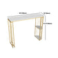 Glam Oval Bar Set Storage 1/2/3 Pieces Stone Counter Height Set in Gold Clearhalo 'Bar Furniture' 'furn' 'furn_home_bar_bar_sets' 'Furniture' 'Home Bars & Bar Sets' 'home_bar_bar_sets' 'Kitchen & Dining Furniture' 1200x1200_7d636f6c-d4bc-495a-a492-253eb2ef5e3e