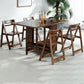 Mid-Century Modern Dining Room Table Rubberwood Solid Wood Table with Wood Base Clearhalo ' dining_table' 'Dining Tables & Seating' 'Dining Tables' 'furn' 'furn_dining_table' 'Furniture' 'furniture_dining_table' 'Kitchen & Dining Furniture' 'kitchen&dining_furn' 'kitchen' 'kitchen_dining_table' 1200x1200_7d642775-15e4-44af-b5a1-9382817944ef