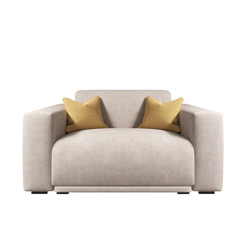 Scandinavian Tight Back Square Arm Sofa/Sectional with Stationary for Living Room Clearhalo 'furn' 'furn_sectionals' 'Furniture' 'Living Room Furniture' 'Sectionals' 1200x1200_7d64772a-4acc-416c-a900-7ff12306b862