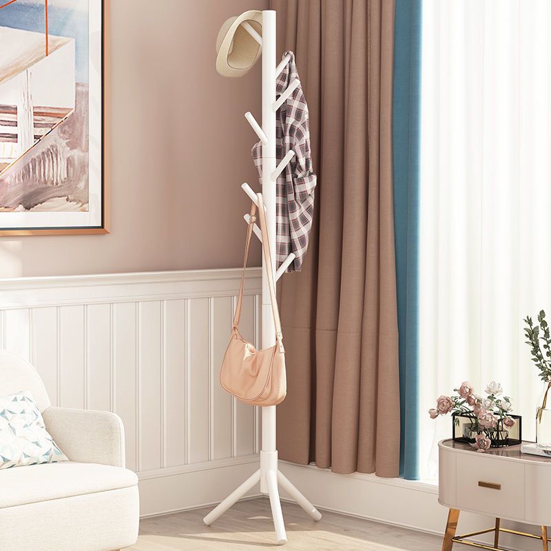 Moderne denneningang Hall Tree vrijstaand kaprek met 8 haken