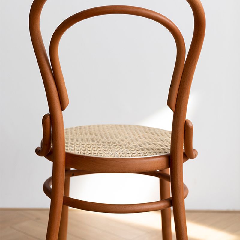 Industrial Style Side Chair Wooden Dining Chair for Living Room