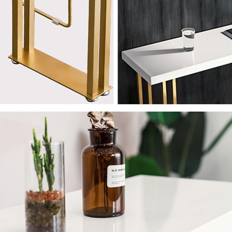 Tavolo da bar rettangolo in stile glam tavolo da vino in legno solido con base di slitte da vino