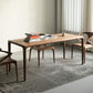 Industrial Dining Table Rectangular Table with Wooden Legs for Home Use Clearhalo 'Dining Tables & Seating' 'Dining Tables' 'dining_table' 'furn' 'furn_dining_table' 'Furniture' 'Kitchen & Dining Furniture' 1200x1200_7d6d46d3-dbaf-4c3e-9d7b-fc3e69c8dc3c