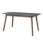 Rectangle Stone Top Dining Table Mid-Century Modern Dining Table with 4 Legs Clearhalo 'Dining Tables & Seating' 'Dining Tables' 'dining_table' 'furn' 'furn_dining_table' 'Furniture' 'furniture_dining_table' 'Kitchen & Dining Furniture' 'kitchen' 'kitchen_dining_table' 1200x1200_7d701aed-4d31-4d75-9add-7de4c1970f50