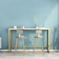 Glam 1/2/3 Pieces Sintered Stone Bar Table Set Fixed Table Counter Set for Home Use Clearhalo 'Bar Furniture' 'furn' 'furn_home_bar_bar_sets' 'Furniture' 'Home Bars & Bar Sets' 'home_bar_bar_sets' 'Kitchen & Dining Furniture' 1200x1200_7d732ef4-d38f-4e8f-a344-6258b6526f46