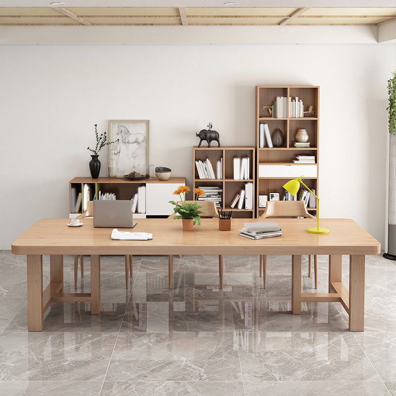 Table à manger en bois moderne du rectangle 1/4/5/6/7 Pièces Pièces Ensemble pour la salle à manger