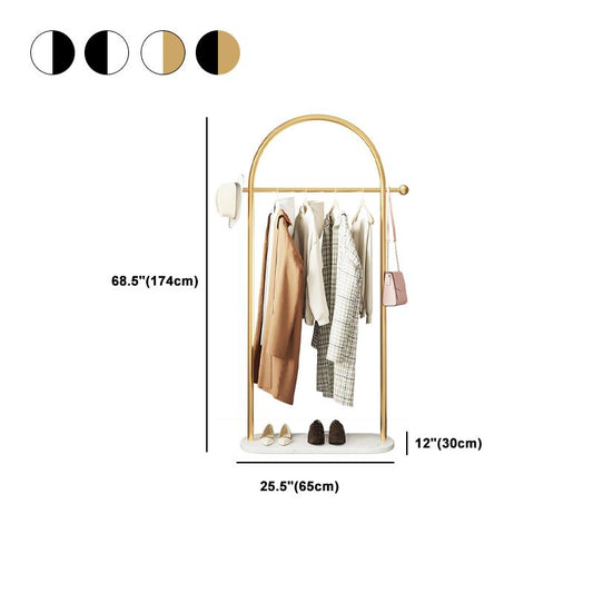 Wunderschöner Metallbezug Rack Eingangskit Designer Marble Botton Coat Rack Rack