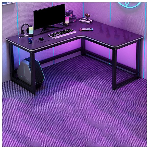 Modern & Contemporary Black Office Desk L-Shape Writing Desk Clearhalo 'furn' 'furn_office_desk' 'Furniture' 'Office Desks' 'Office Furniture' 'office_desk' 1200x1200_7d77282e-443c-4ebe-aaff-7d473fc1dcbe