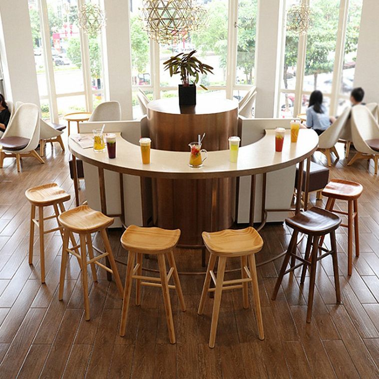 Contemporary Solid Wood Home Stool Matte Finish Footrest Barstool Clearhalo 'Bar Furniture' 'Bar Stools' 'bar_stools' 'Furniture' 'furniture_bar_stools' 'Kitchen & Dining Furniture' 1200x1200_7d7ae793-7fe3-4688-9302-bcbdfacfe803
