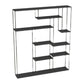 Modern Style Open Shelf Bookcase with Metal Rectangular Shelve Clearhalo 'Bookcases' 'Furniture' 'furniture_bookcases' 'kitchen' 'kitchen_bookcases' 'Living Room Furniture' 'Office Furniture' 1200x1200_7d7af378-5b9c-4403-93d3-29c8d650f4ab
