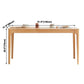 Rectangle Indoor Oak Wood Dining Table Modern Kitchen Table in Nature with 4 Legs Clearhalo ' dining_table' 'Dining Tables & Seating' 'Dining Tables' 'furn' 'furn_dining_table' 'Furniture' 'furniture_dining_table' 'Kitchen & Dining Furniture' 'kitchen&dining_furn' 'kitchen' 'kitchen_dining_table' 1200x1200_7d7b9e7d-28f6-44e8-92da-4f3e2352b253