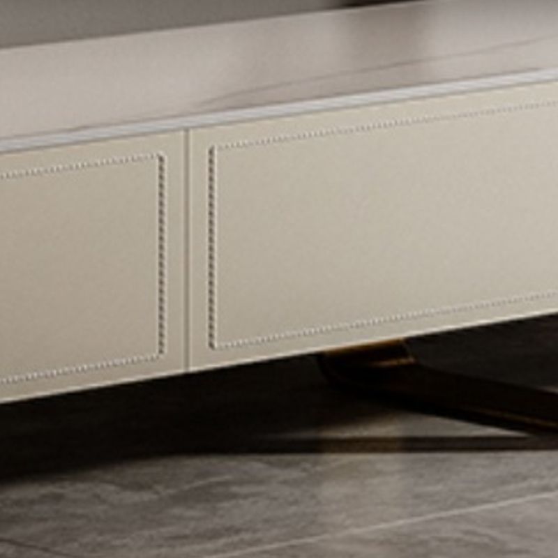 Glam TV Console Stone Media Console Enclosed Storage with 4 Drawers for Home Clearhalo 'furn' 'furn_tv_stands_entertainment_centers' 'Furniture' 'Living Room Furniture' 'TV Stands & Entertainment Centers' 'TV Stands & Media Storage Furniture' 'tv_stands_entertainment_centers' 1200x1200_7d7ba5e5-2bc4-46df-9594-5c19c4ad4f04