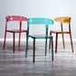 Nordic Style Plastic Dining Room Chair Open Back Dining Side Chair for Restaurant Use Clearhalo ' kitchen&dining_furn' 'Dining Chairs' 'Dining Tables & Seating' 'dining_chair' 'furn' 'furn_dining_chair' 'Furniture' 'furniture_dining_chair' 'Kitchen & Dining Furniture' 'kitchen' 1200x1200_7d7e9630-6493-4c4e-8209-0ab409b4292c