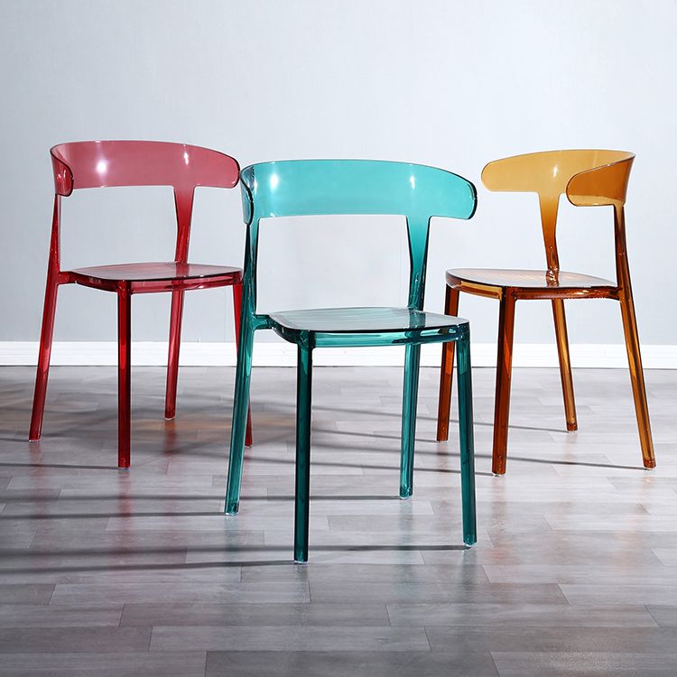 Nordic Style Plastic Dining Room Chair Open Back Dining Side Chair for Restaurant Use Clearhalo ' kitchen&dining_furn' 'Dining Chairs' 'Dining Tables & Seating' 'dining_chair' 'furn' 'furn_dining_chair' 'Furniture' 'furniture_dining_chair' 'Kitchen & Dining Furniture' 'kitchen' 1200x1200_7d7e9630-6493-4c4e-8209-0ab409b4292c