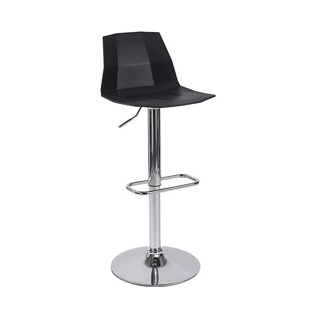 Industrial Adjustable Height Bar Stool Metal Bar Stool for Kitchen Clearhalo 'Bar Furniture' 'Bar Stools' 'bar_stools' 'furn' 'furn_bar_stools' 'Furniture' 'Kitchen & Dining Furniture' 1200x1200_7d7e9ced-d13b-4ed4-8df5-65ce4950a378